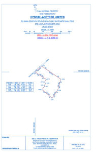 survey document for Greenville by Hybrid Landtech 